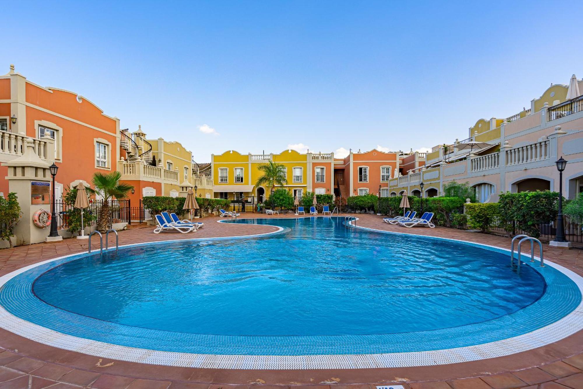 Paraiso Palm Mar Beautiful & Bright Renovated Apartment With Air Conditioning Ngoại thất bức ảnh